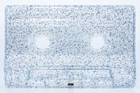 Silver & Blue Glitter cassettes