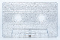 Silver Glitter cassettes