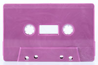 Purple 249 Swirl cassette shell