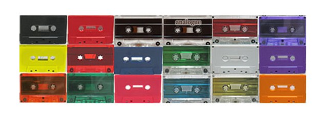Choose from a huge selection of audio cassette colours!