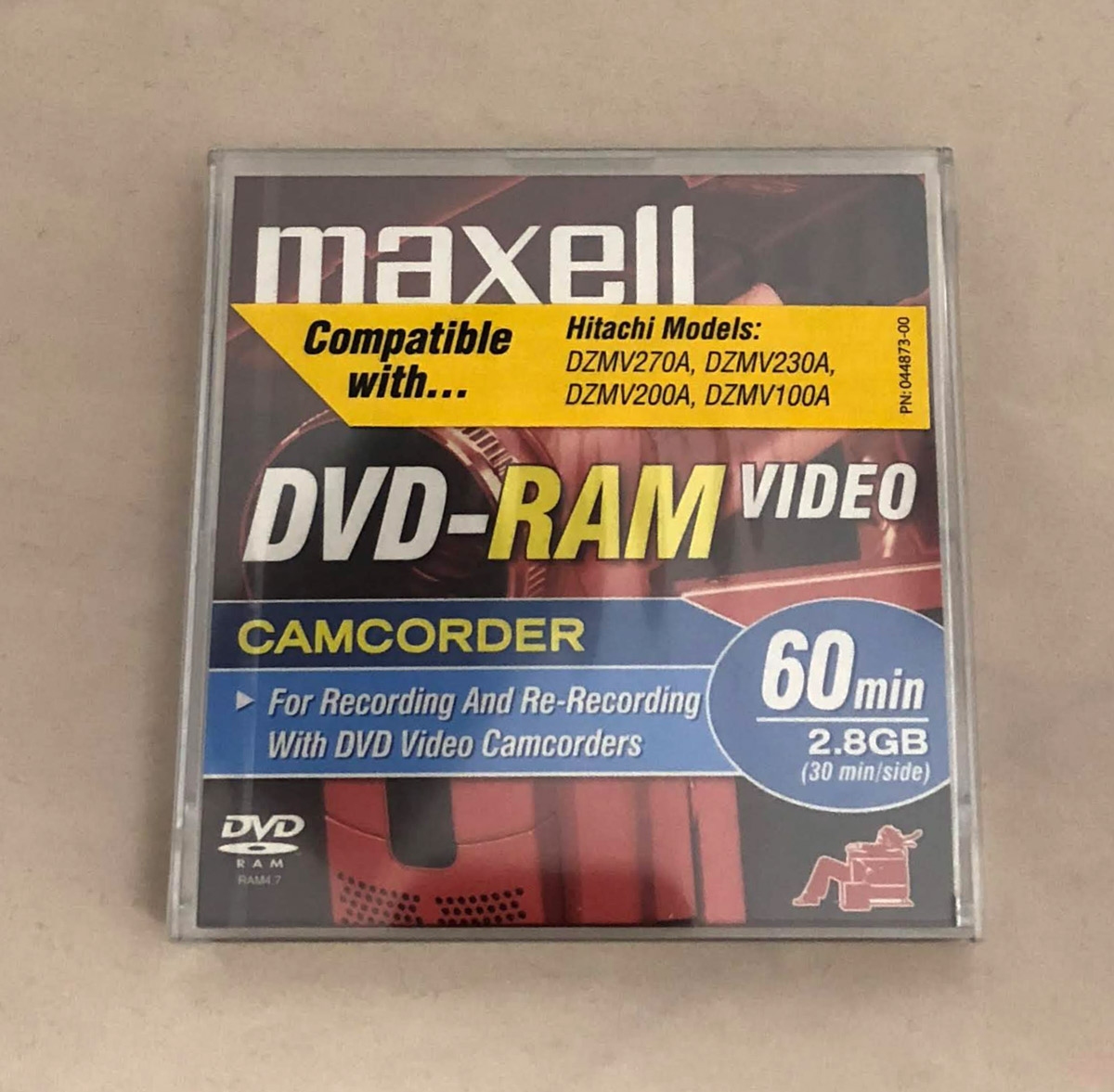 Maxell Mini DVD-RAM VIDEO 60 Minute 2.8 GB - DVD-RAM - Blank DVD Media -  Blank Media - Duplication.com
