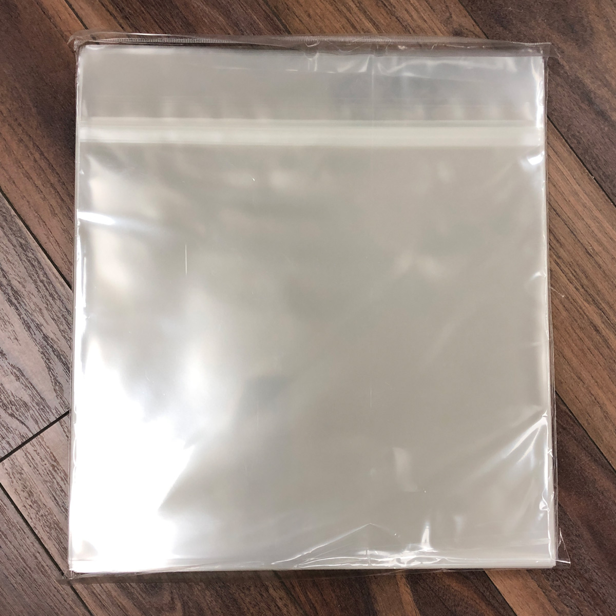 2 mil Crystal Clear Resealable Bag For 12 Inch Vinyl Records 100 pack