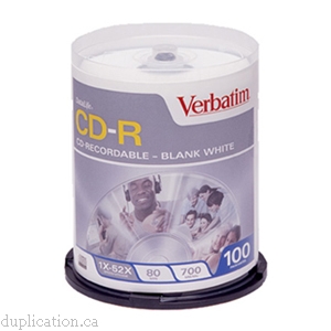 Verbatim - CD-R 700 MB 52x - white - spindle - 4x100 pk - Verbatim ...