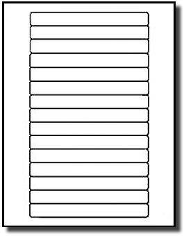 VHS spine labels 12 up - Blank Labels and Covers - Media Packaging ...